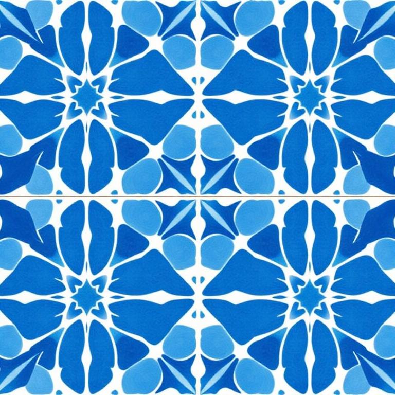 Moroccan Blue Pattern